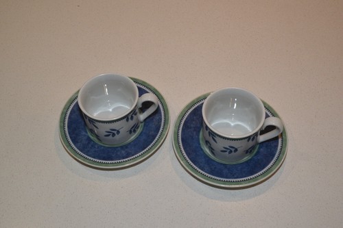 Villeroy & Boch Coffee Cups And Saucers - Gallo Design Switch 3 Pattern - Picture 2 of 5