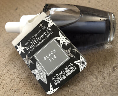 BBW BLACK TIE Scent- 1 Wallflower Refill Bulb Green Sage, Sandalwood, Tonka Bean