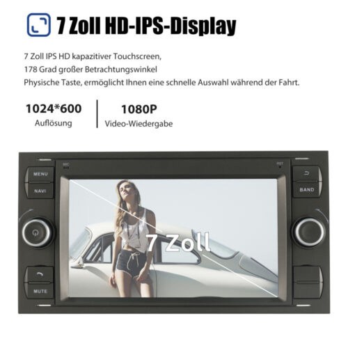Android 13 Autoradio GPS Navi WiFi Für Ford Transit Galaxy Focus Fusion C/S-MAX - Bild 8 von 13