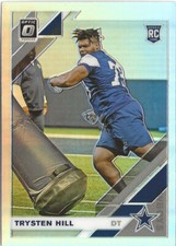 2019 Panini Donruss Optic Trysten Hill Silver Prizm SP RC #127 