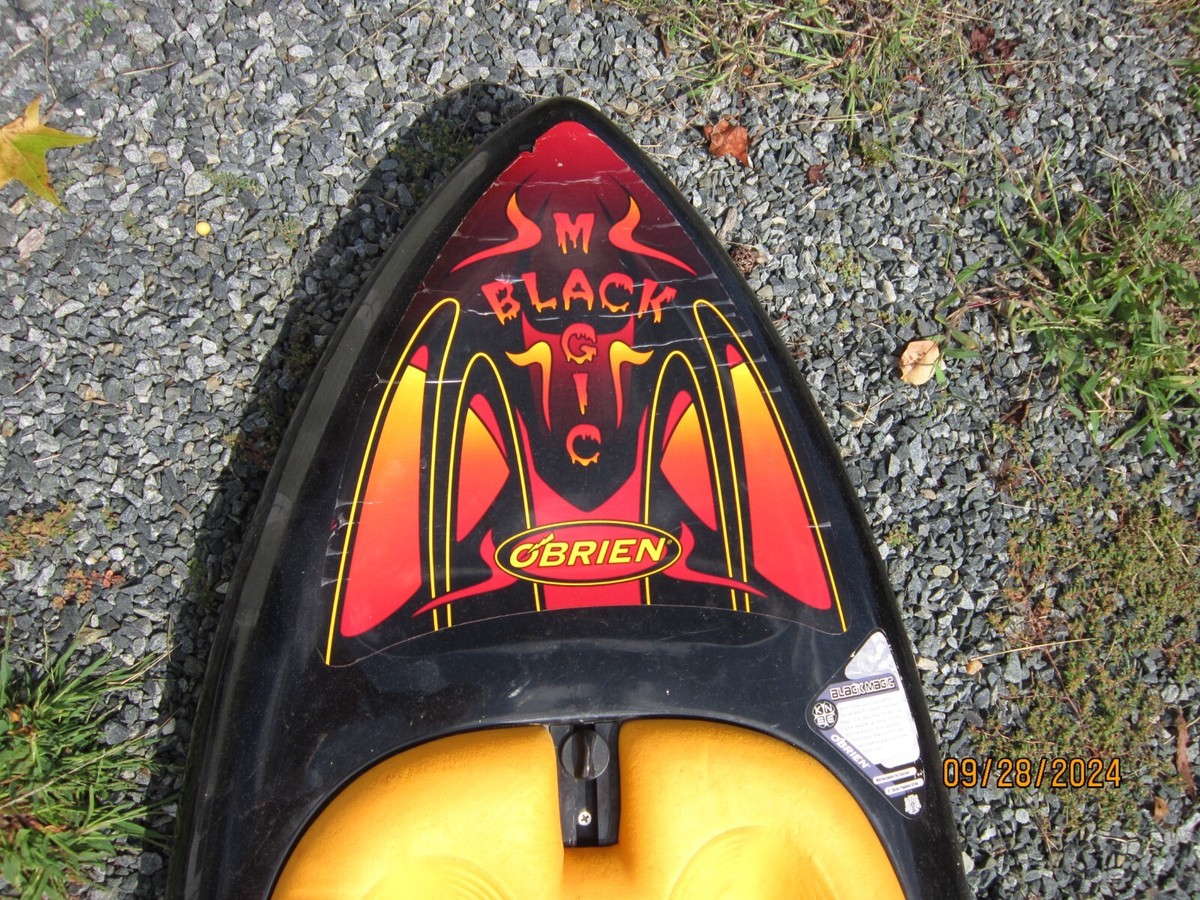 FIELD BOARD コンプリートボード ブラック/オレンジ Obrien V-Nose Black Magic Kneeboard Bodyboard Orange/Black