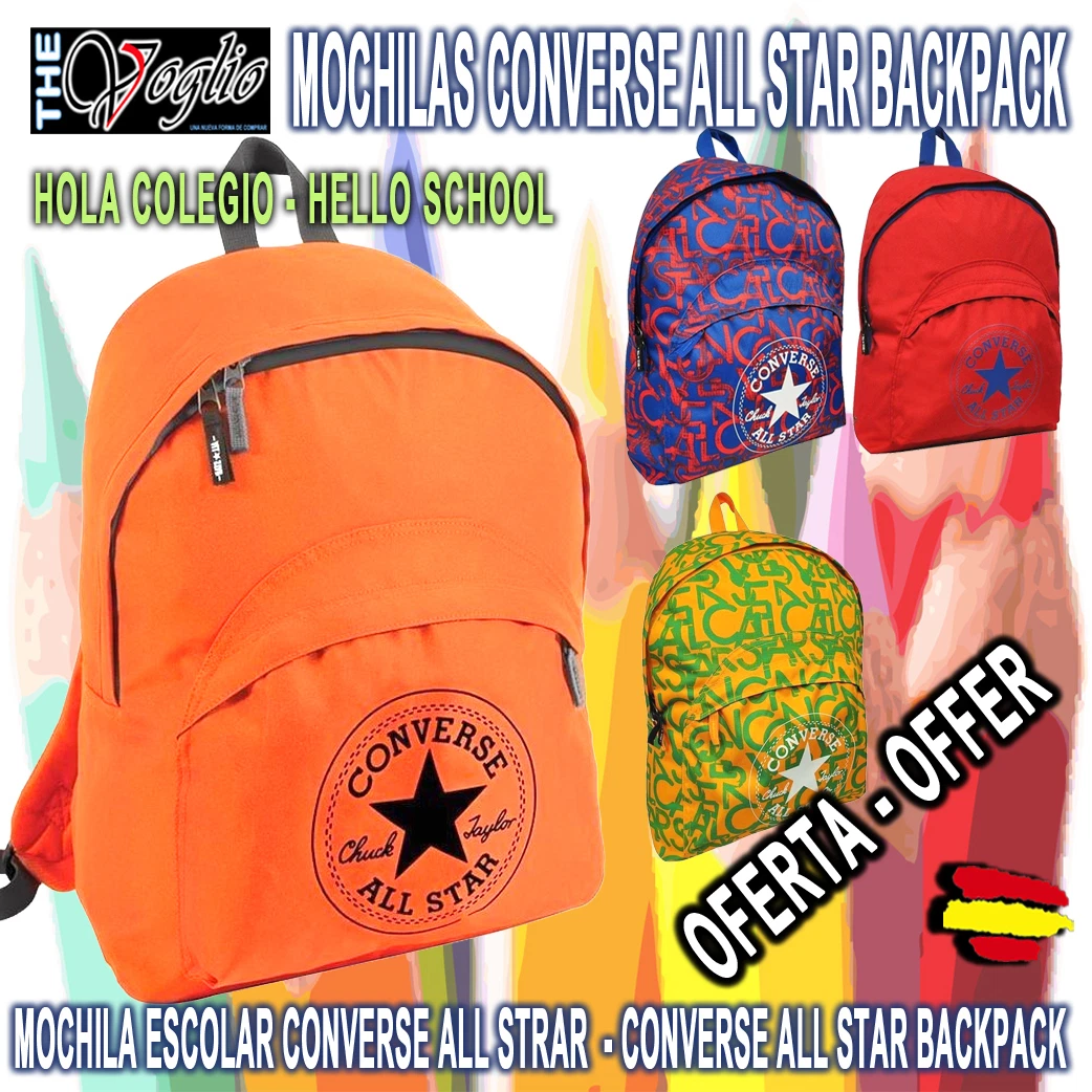 Mochila Escolar Playa Monta a Deportiva CONVERSE ALL STAR School
