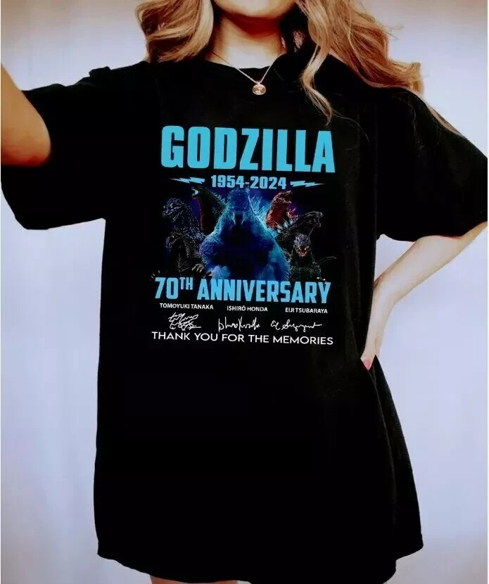Godzilla 1954 – 2024 70th Anniversary Thank You For The Memories T-Shirt N251026