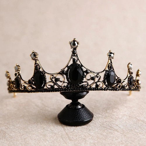 Baroque Crown Women Metal Princess Crown Bride Tiara Birthday Party Costume - Picture 5 of 18