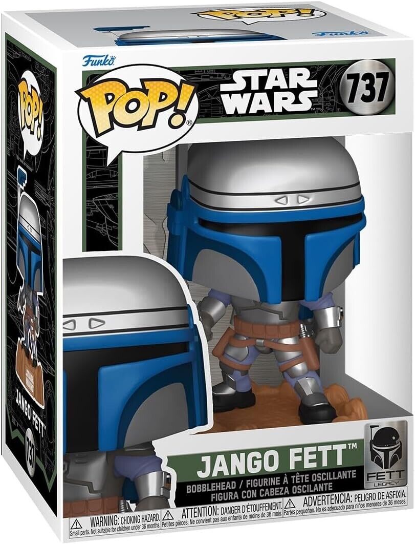 Star Wars Fett Legacy Jango Fett POP Figure #737 Funko New Star Wars Fett Legacy Jango Fett POP Figure #737 Funko New