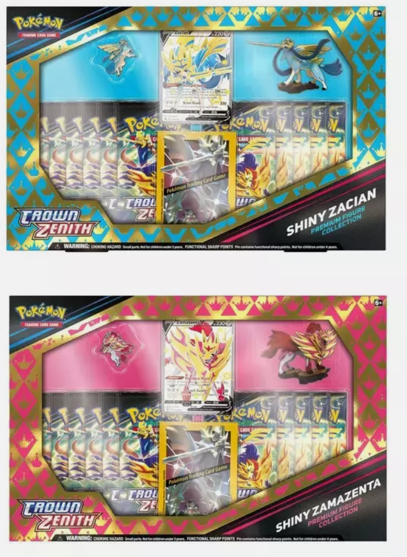 Pokemon Crown Zenith Premium Figure Collection Box | Zacian