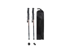 Trekking Poles Aluminum Adjustable Hiking Walking Sticks (Set of 2)