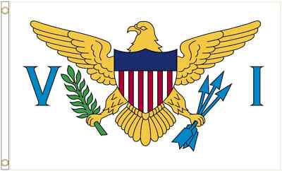 US Virgin Islands Polyester 5 Fuß x 3 Fuß Flagge