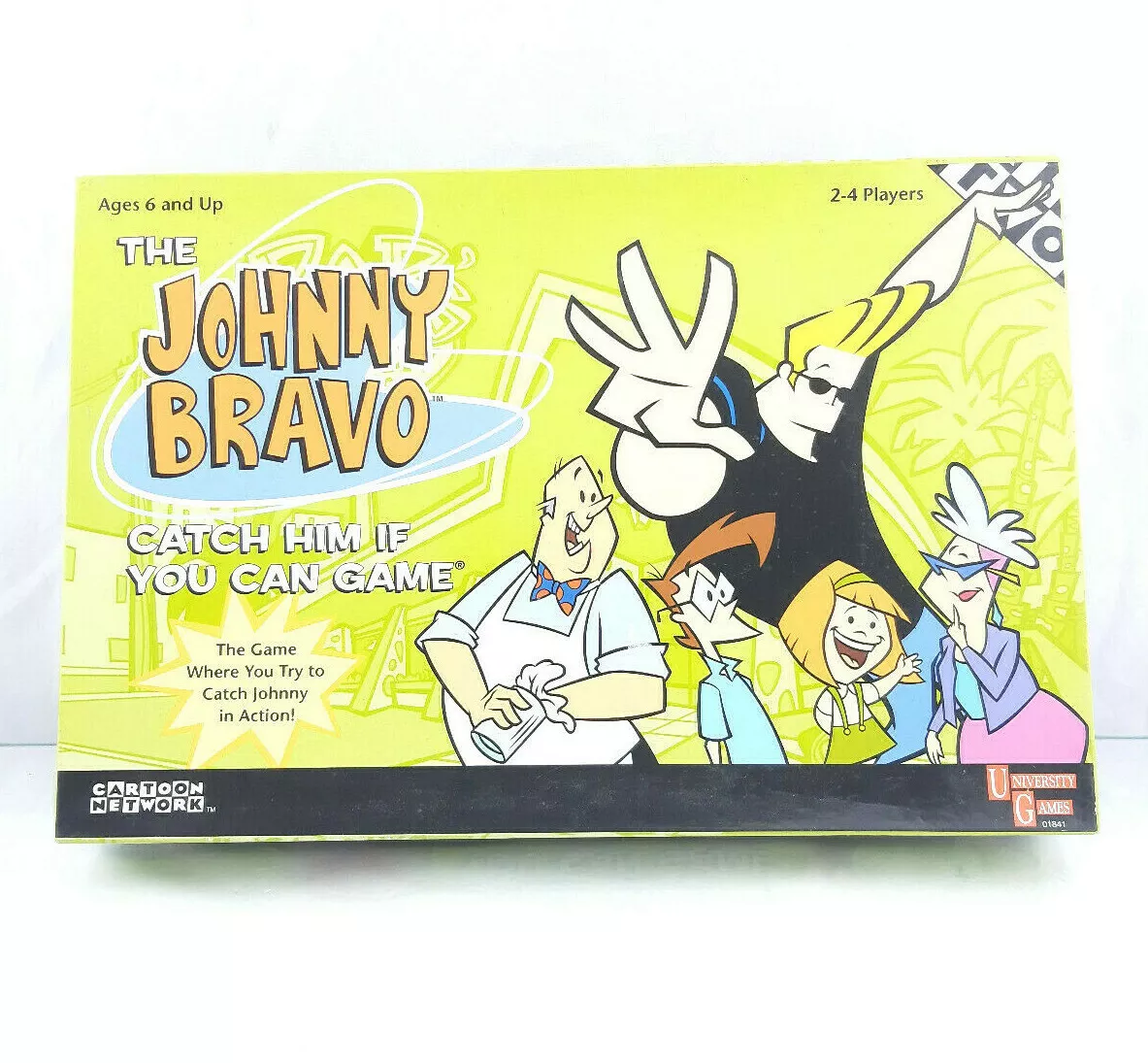 Johnny Bravo Catch Him If You Can Board Game Cartoon Network 