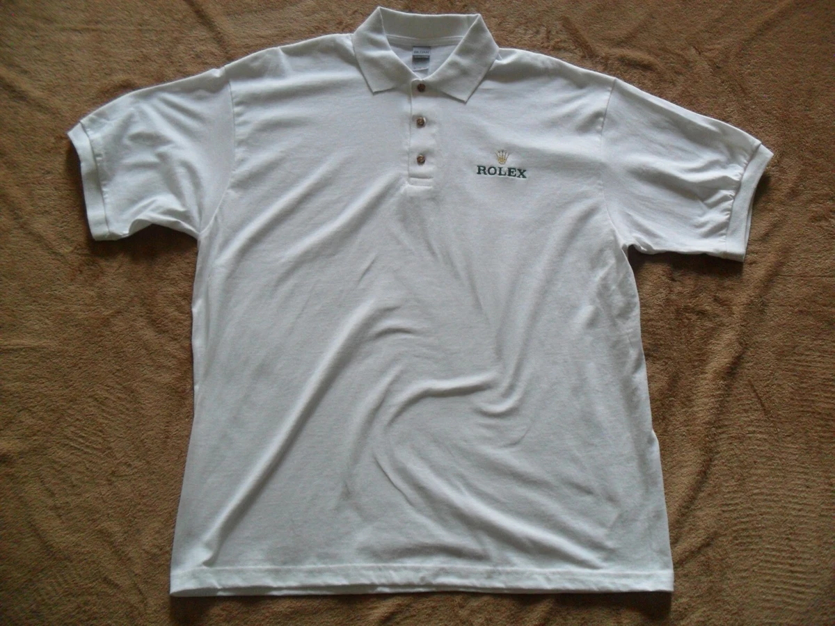 ROLEX Golf Shirt Polo Men s Size XL 100 Cotton Excellent