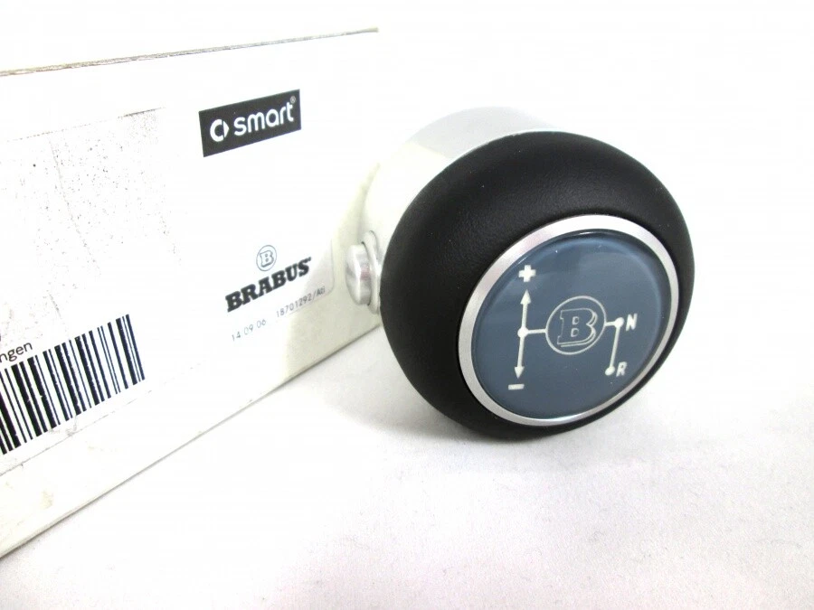Palanca de cambios original smart BRABUS pomo de cambio aluminio mate Roadster 452 fortwo 450 - Imagen 4 de 4
