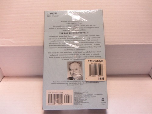 THE DAY BEFORE MIDNIGHT by STEPHEN HUNTER (1989 Cassette Abridged) NEW SEALED - Picture 2 of 2