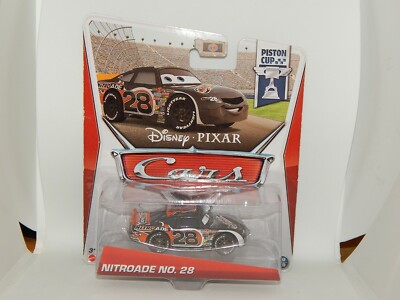 mattel disney pixar cars piston cup aiken axler nitroade no. 28 | eBay