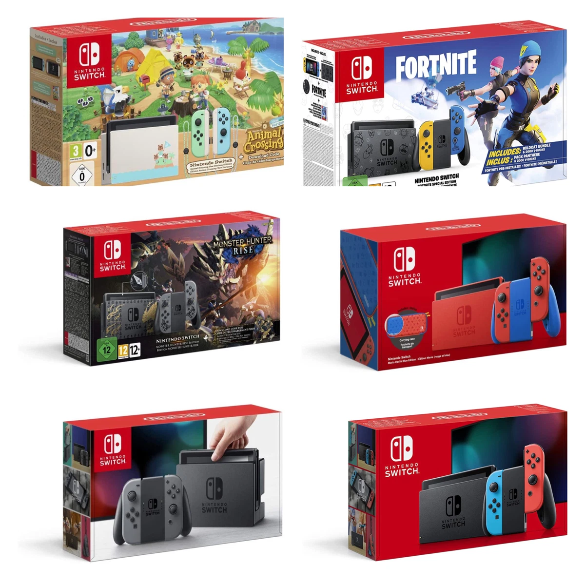 Console Nintendo Switch • Édition Limitée Fortnite + Fortnite (Pré