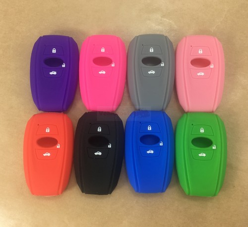 Fit Subaru Forester Outback Ascent 3 Button Remote Key Fob Silicone Case Cover - Picture 4 of 27