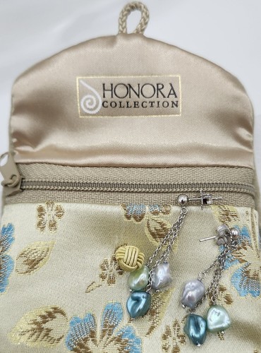 Honora Sterling Silver Triple Strand Baroque Pearl Dangle Earrings NEW  - Bild 7 von 9