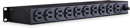 Rackmount Power Distribution Unit with 10 Outlets & Durable Design - 15ft Cord - Picture 6 of 10