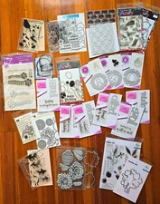 Choose among 20+ famous maker STAMP & DIE SETS, never used, w/buyer discounts