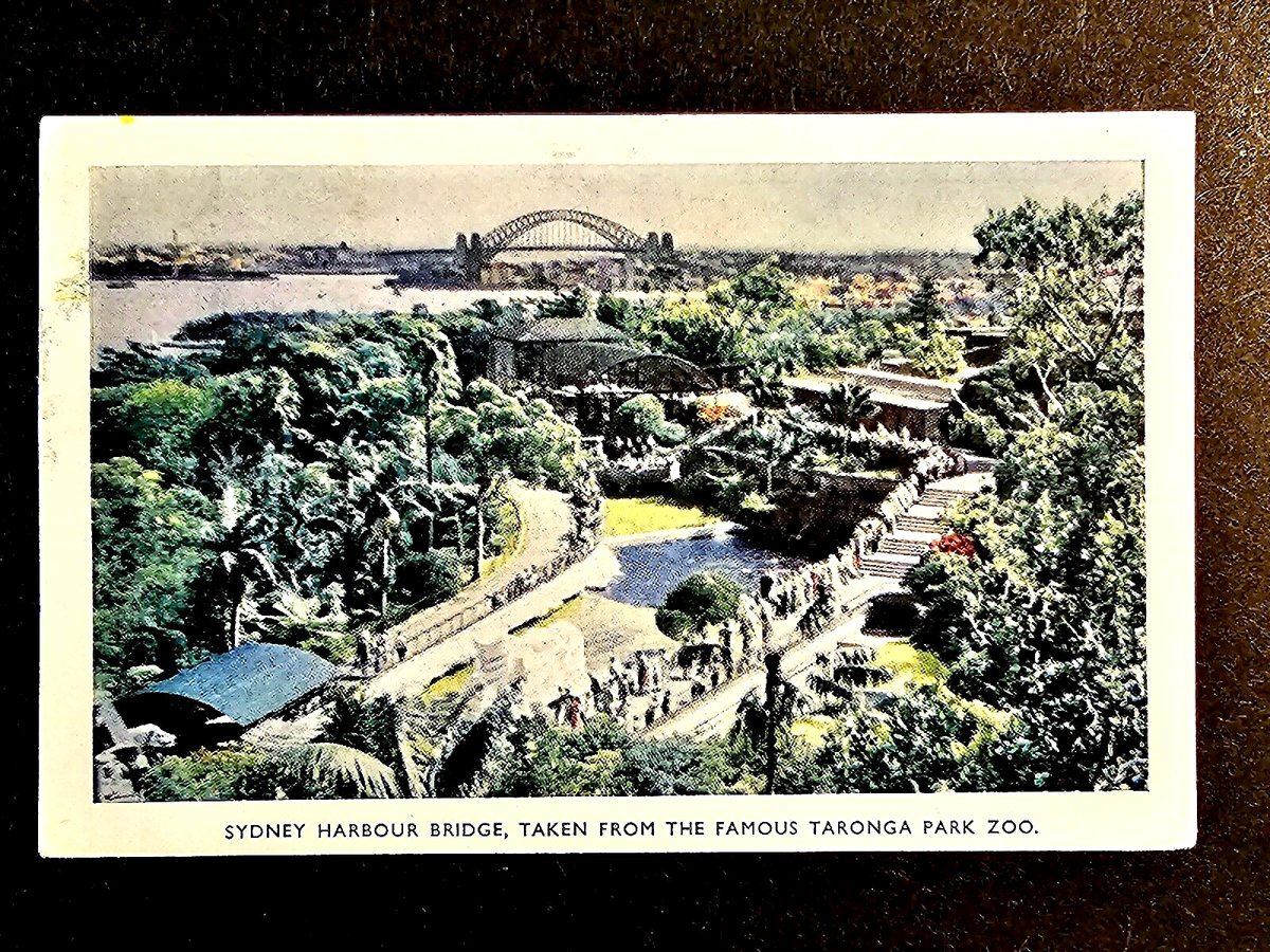 WB POSTCARD Dear Doctor Abbott Advertising Sydney Bridge Australia Simmons  Lmtd