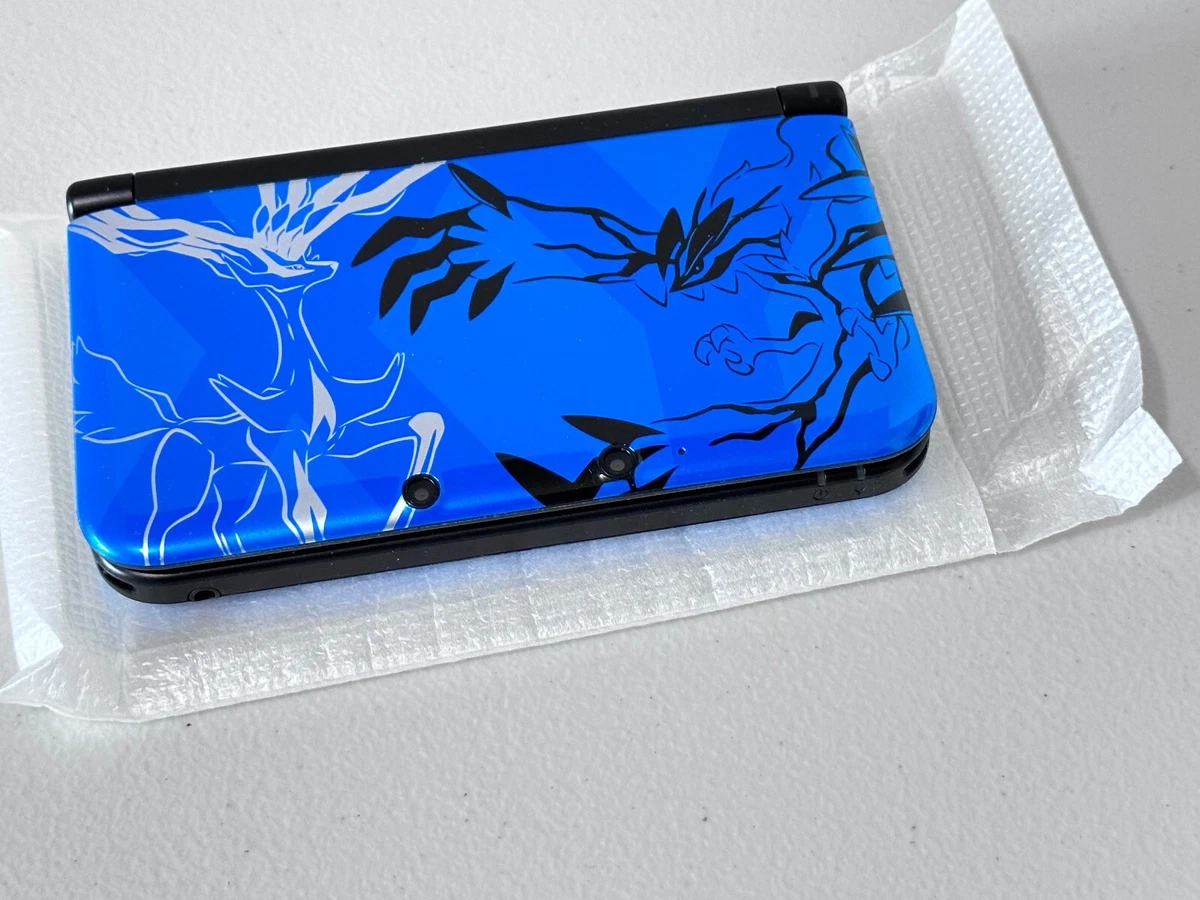 Nintendo 3DS XL LL Pokemon XY Xerneas Yveltal Blue Console Stylus JP ver  [H]