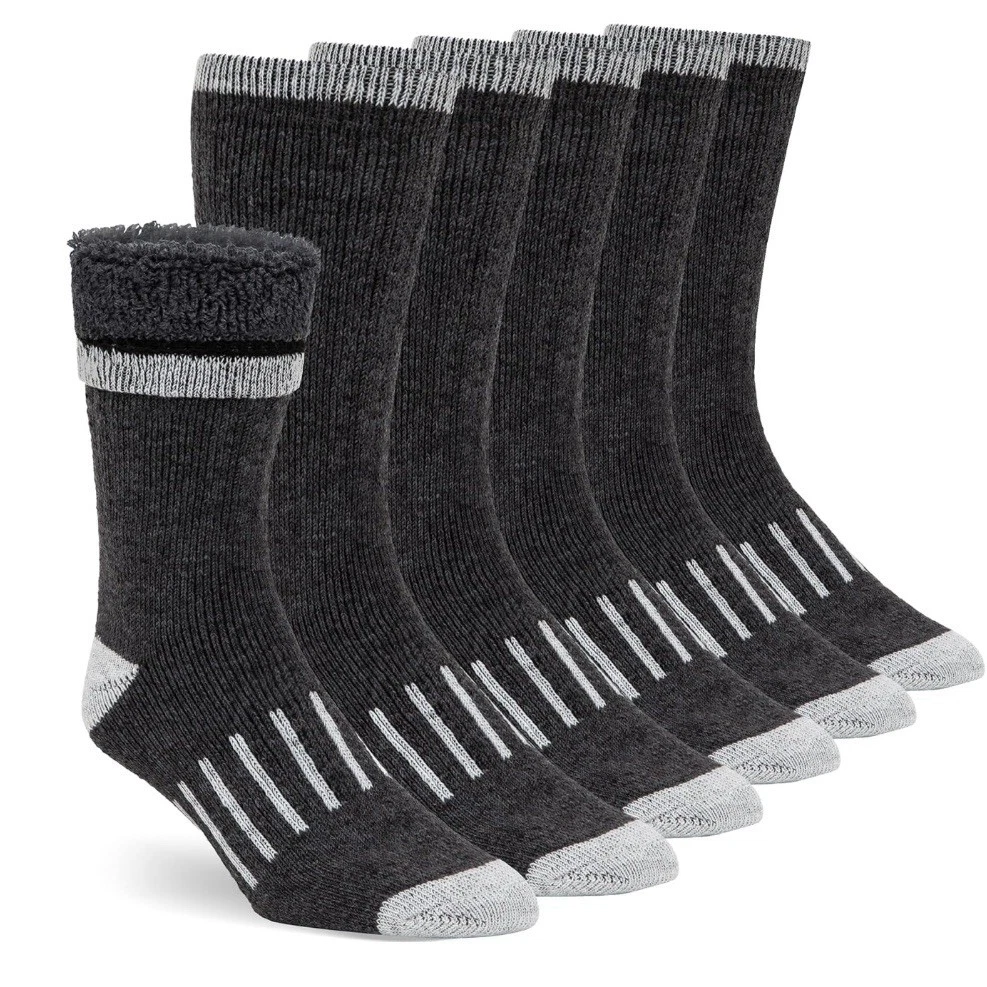 Merino Wool Thermal Socks for Men and Women - Warm Thick Cozy 3 Pairs SM