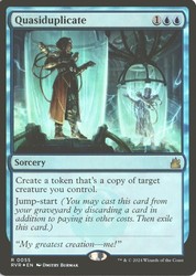 Quasiduplicate - Foil - Ravnica Remastered #55 Rare MTG