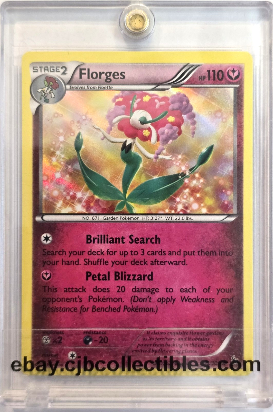 Pokémon FLORGES 66/106 Holo Rare Flashfire - Near Mint 🍒