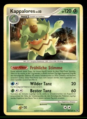 Pokemon Kappalores 34/127 Platin Deutsch - Bild 1 von 2