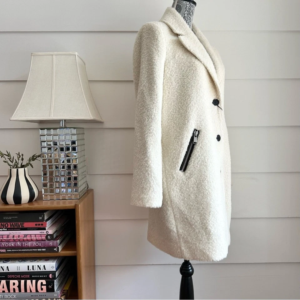 Abrigo Andrew Marc Mezcla Lana y Alpaca Nuevo con Etiquetas Talla 6 Foto 3 de 4