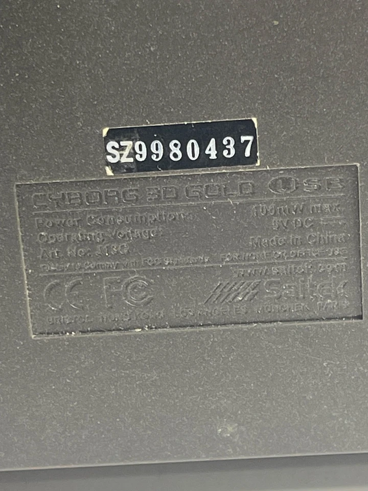 Saitek Cyborg 3D Gold  Computer Joystick USB - Image 4 of 4