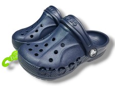 Crocs Baya Clog T Kids C10 Blue Slip On Comfort Shoes