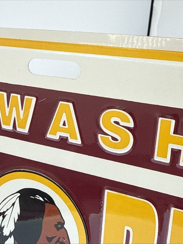 Vintage Washington Redskins Metall Nummernschild Fußball Sammlerstück 12”x6” - Bild 4 von 22