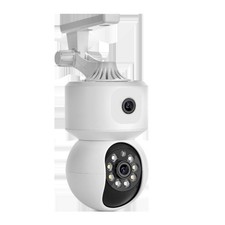 Dual-Lens WiFi Security Camera 360  Panoramic Indoor Smart Home Auto Tracking HD