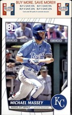 2023 Topps Big League #15 Michael Massey Rookie Kansas City Royals