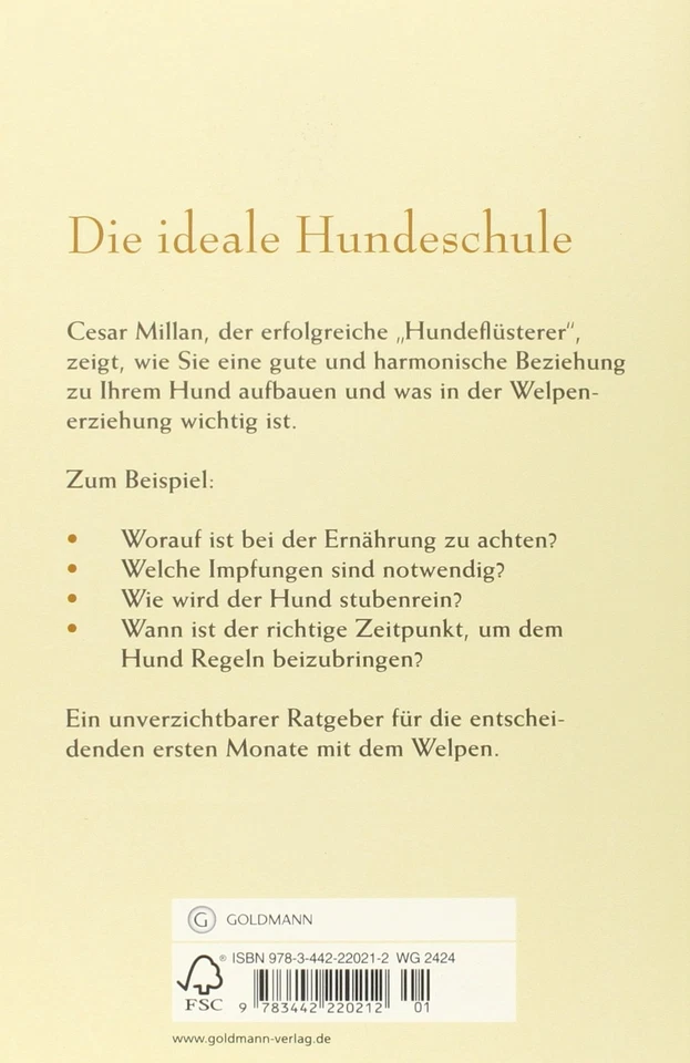 Cesar Millan Mel Cesar Millans Welpenschule: Die richtig (Paperback) (UK IMPORT) - Image 2 of 2