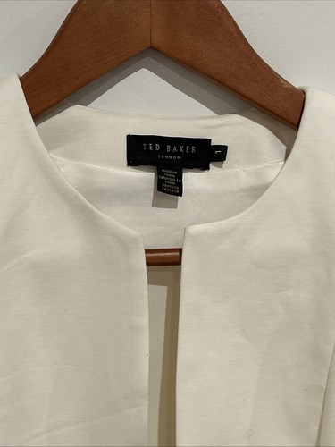 Ted Baker London Dress Womens 1 XS Off White - Picture 3 of 5