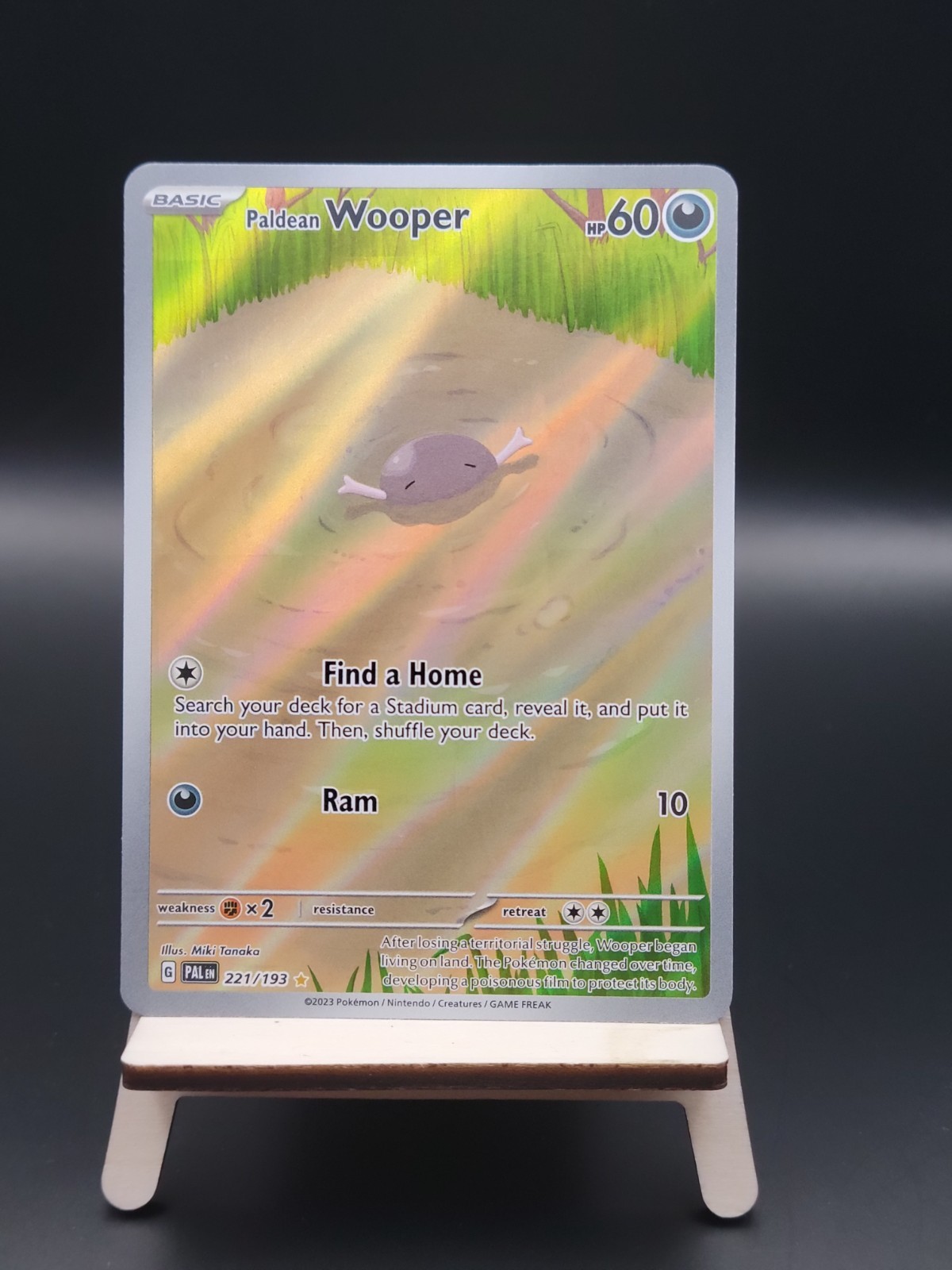 Paldean Wooper (Illustration Rare) - 221/193 - Scarlet & Violet: Paldea Evolved