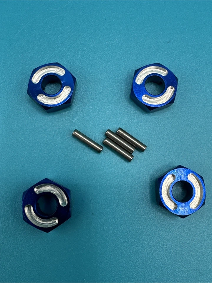 14mm Hex Adaptor For Traxxas 3.3 RC Car With Pins Aluminum - Image 2 of 4