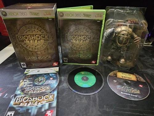BioShock -Limited Edition (Microsoft Xbox 360, 2007) Complete CIB NA US Verision