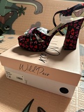Wild Pair Patent Leather Platform Ankle Strap...
