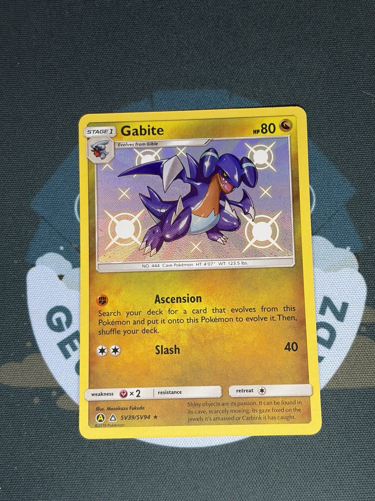 Pokemon TCG GABITE SV39/SV94 Hidden Fates Shiny Vault Holo Rare 2019 NM