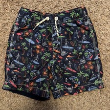 Gap Kids Swimming Trunks Size S 6/7 - Gap Surf Tropical Pattern