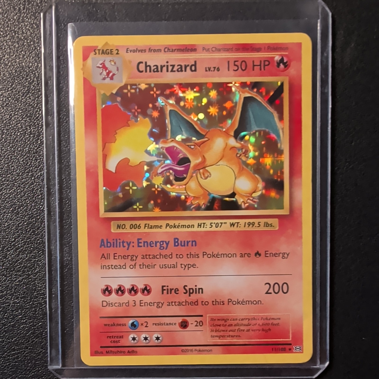 Pokémon Charizard 11/108 Holo XY Evolutions