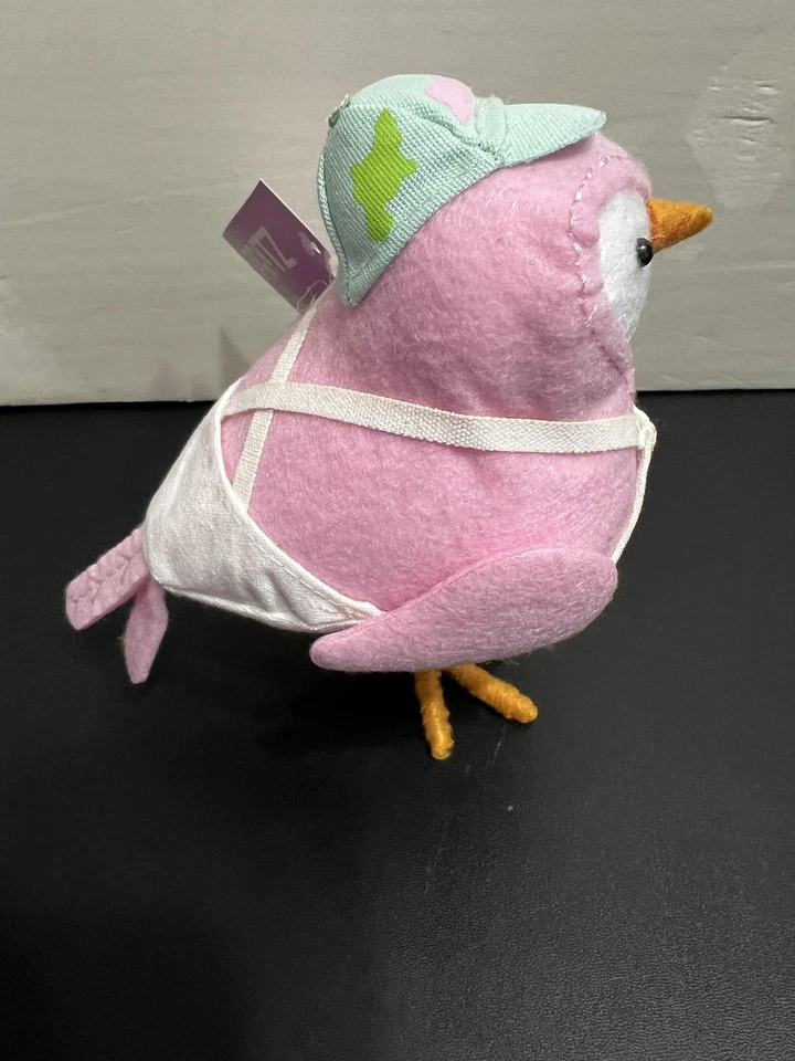 Spritz Garabato Decorativo Pájaro Pintor Rosa 2025 Etiqueta Interior Primavera Pascua Decoración Foto 4 de 4