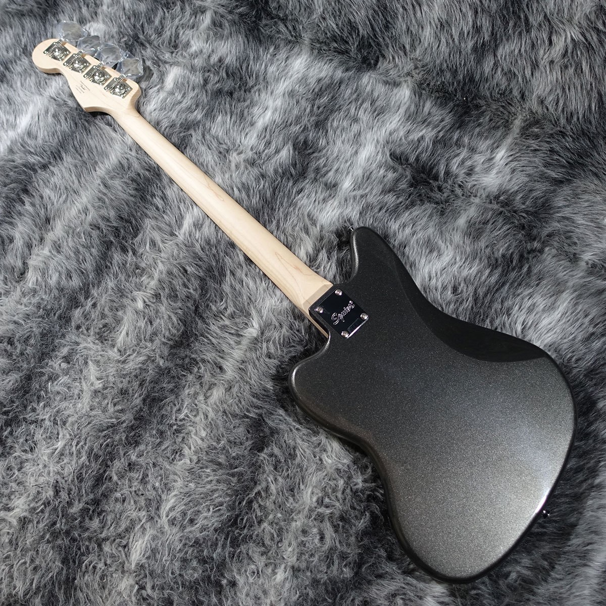 Squier Affinity Jaguar Bass Charcoal Frost Metallic 32