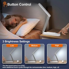 Rechargeable LED Reading Lamp with Adjustable Brightness