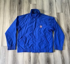 NFL Vintage Gear For Sports Blue Full Zip Nylon Windbreaker Jacket Men  s Large