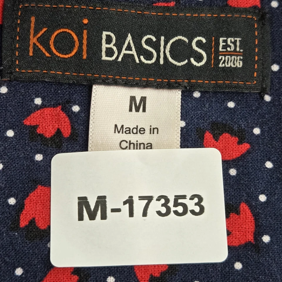 Blusa Médica Koi Basics Mujer M Púrpura Becca Elastizada PO#WH109731 Manga Corta Foto 2 de 4