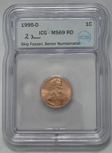 1995-D Lincoln Memorial Cent — photo from the most recent tracked eBay sale