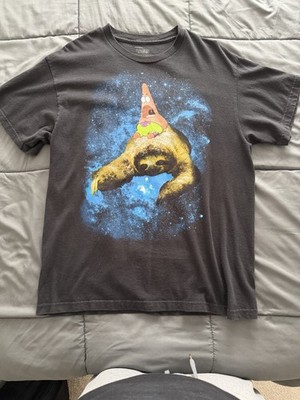SpongeBob SquarePants Nickelodeon Black T Shirt Sz Medium  Patrick & Sloth